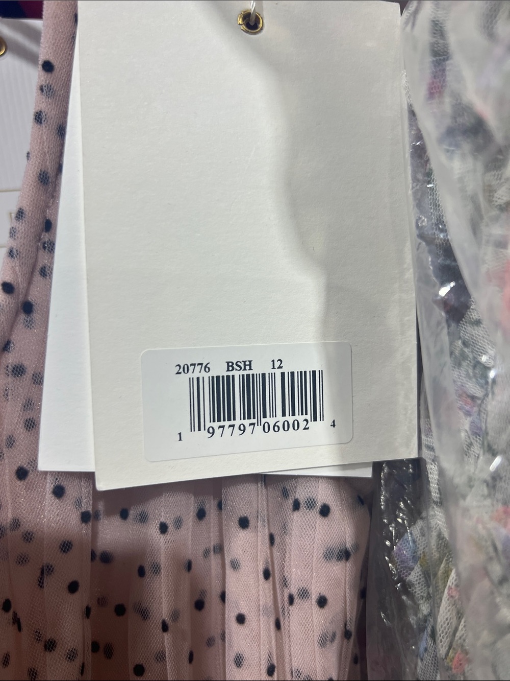 Mac Duggal 20776 NWT Pink Sleeveless Dot Net Ruffle Dress - Picture 10 of 10